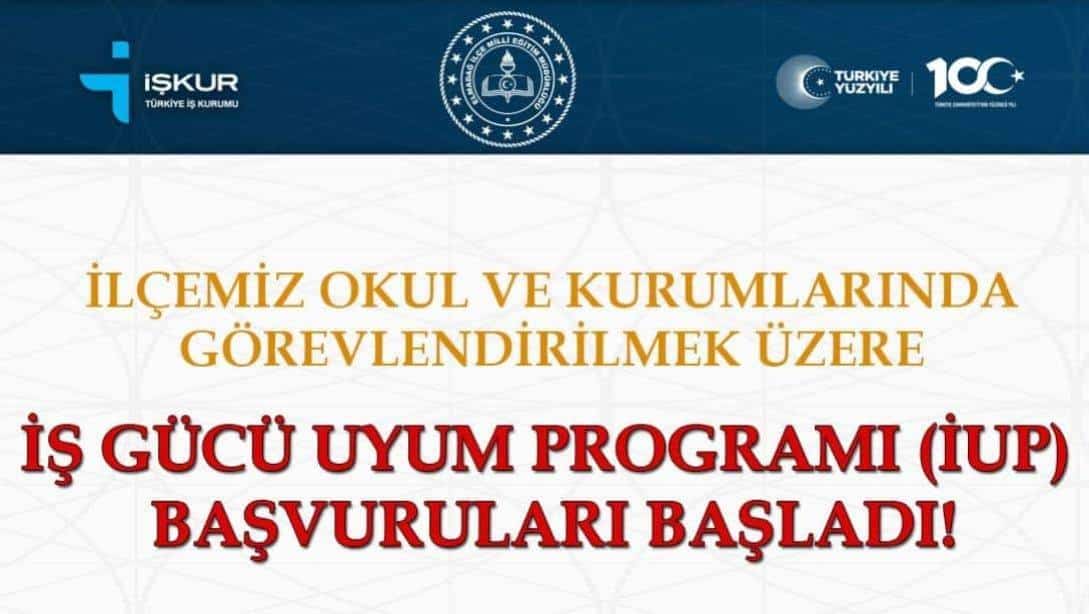 Okullarımıza temizlik işlerinde çalıştırılmak üzere İşgücü Uyum Programı kapsamda Kısmi Zamanlı 16 personel alınacaktır. 